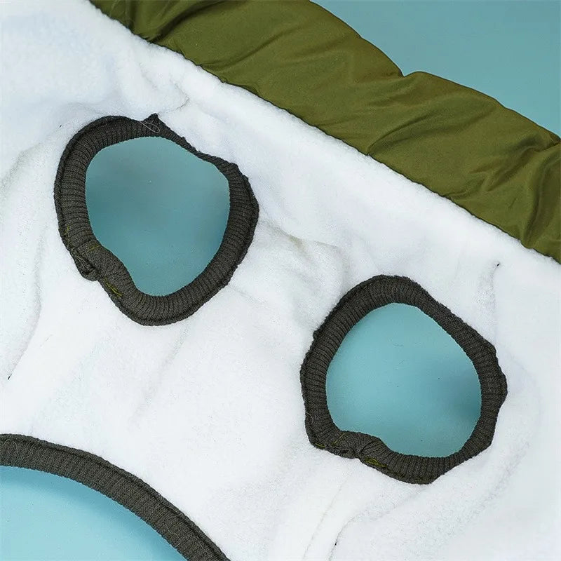 Pet Dog Jacket with Harness Ring Winter Warm Vest Dog Clothes for Small Dog Waterproof Coat Chihuahua French Bulldog Outfits