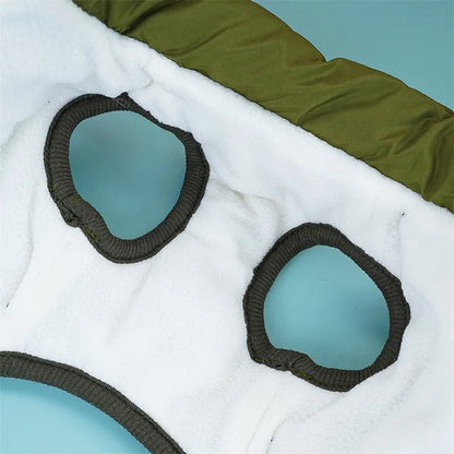 Pet Dog Jacket with Harness Ring Winter Warm Vest Dog Clothes for Small Dog Waterproof Coat Chihuahua French Bulldog Outfits